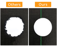 4 ft. x 12 ft. Weed Control Fabric Planting Holes for Vegetable Garden Landscape with 6 in. Dia