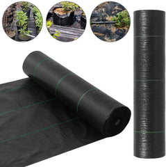 3 ft. x 100 ft. Landscape Fabric Weed Barrier Ground Cover Garden Mats for Weeds Block in Raised Garden Bed