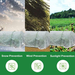 Floating Row Covers 7 ft. x 100 ft. 0.9oz. Plant Covers Freeze Sun Protection, Frost Cloth for Vegetables