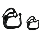 Shatex HK24001B 24 pack Hangers Plastic Hanging Hooks for Shade Fabric