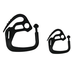 Shatex HK24001B 24 pack Hangers Plastic Hanging Hooks for Shade Fabric