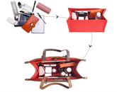 Purse Bag Organizer Insert,Handbag Organizer for Women,Bag in Bag,Universal Style,Perfect for LV Onthego GM and More,Red,2XL