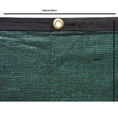 10 ft x 14 ft RV Awning Privacy Screen Shade Panel Kit Sunblock Shade Drop, Black