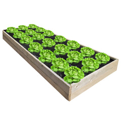 4 ft. x 6 ft. Easy Plant Weed Block for Raised Bed Outdoor with 6 in. Dia, 3.0 oz. Planting Hole