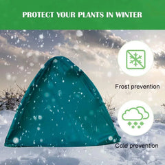 Mr Garden Winter Frost Plant Cover With Frame for Raised Bed in Garden to Prevent FrostWindSnowStrong Sunlight 1.5oz 25L 25W 24H Dark Green