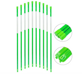50pack 36 Inch Driveway Poles for Easy Visibility at Night 0.31 Inch Diameter Green