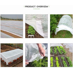 Floating Row Covers 7 ft. x 100 ft. 0.9oz. Plant Covers Freeze Sun Protection, Frost Cloth for Vegetables