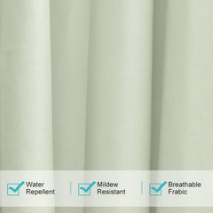 Creamy White Thermal Grommet Blackout Curtain   50 in. W x 108 in. L, 1 Panel