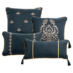 HGmart 7 Piece Comforter Sets Queen with Shams  Bed Skirt Square Cushion Breakfast Pillow