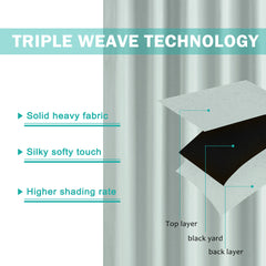 50 x 120 inch top and bottom with grommets Window Curtain Panel, Creamy White