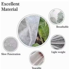 Plant Cover Warm Worth Frost Blanket 1.06 oz. 71in.H 71in. 3D Round PlantCover for Season Extension Frost Protection