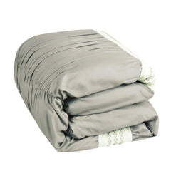 HGmart 7 Piece Bedding Comforter Set Queen Size Gray