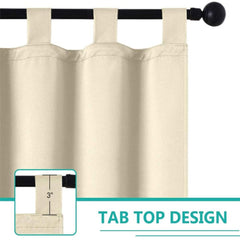 50 x108 inch Outdoor Curtains Tab Top Window Curtain ,1 Panel