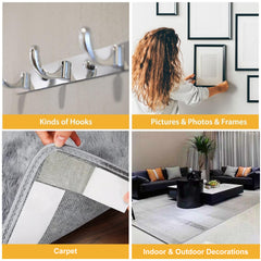 2 in. x 33 ft. Double-Sided Carpet Tape 4 Pack