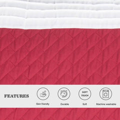 Shatex Bed In A Bag 7 Piece Luxury Microfiber Striped Bedding Comforter Set Oversized Bedroom Comforters