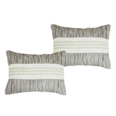 HGmart 7 Piece Bedding Comforter Set Queen Size Gray