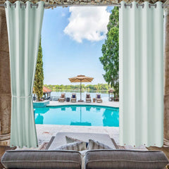 50x84 inch top and bottom with grommets Window Curtain Panel, off white