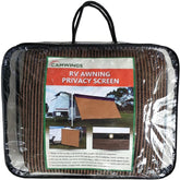 RV Awning Privacy Screen Shade Panel Kit Sunblock Shade Drop 10 x 12ft, Black