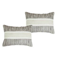 HGmart 7 Piece Bedding Comforter Set Queen Size Gray