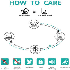 50 in. Wx 96 in. L Indoor Outdoor Curtains Window Curtain 1 Panel