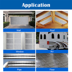 40 in. x 25 ft. Radiant Barrier Aluminum Foil Reflective Heat Insulation Foam