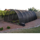 70% 10 ft. x 20 ft. Black Sun Block Shade Cloth Net Mesh Shade with Grommets for Garden Patio