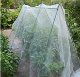 2 Pack Garden Netting 6.5ftx10ftInsect Pest Barrier Bird Netting for Garden Protection,Row Cover Mesh Netting for Vegetables Fruit Trees and Plants White