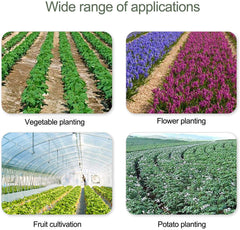 Landscape Fabric Weed Barrier 3 ft. x 25 ft. 3.0 oz. Ground Cover Garden Mats with Planting Hole: 6 in. Dia