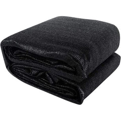 6 ft. x 50 ft. Privacy Fence Screen 90% Blockage Shade Temporary Fencing for Wall Gazebo Backyard Black 2 Pack