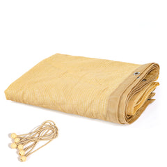 Outdoor Pergola Shade Cover Canopy for Patio Privacy Shade Screen Panel with Grommets on 2 Sides 10ft x 20ft, Beige