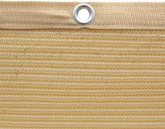 Outdoor Pergola Shade Cover Canopy for Patio Privacy Shade Screen Panel with Grommets on 2 Sides 10ft x 20ft, Beige