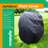 Agfabric Plant Cover Freeze Frost Protection Bag 72in x 72in x 12in,0.95oz, Shrub Jacket for Cold Winter Weather,Navy
