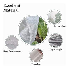72 in. H x 72 in. W Plant Cover Sun and Frost Protection Shrub Cover for Season Extension  10 Pack