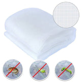 Agfabric Garden Netting Against Bugs Birds Mesh Netting White 9.8 ft. x 19 ft.