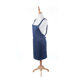 Novo Apron For Women Men With 3 Pockets 30 in. x 26 in. H Style Shoulders Garden Apron Dark Blue