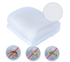 Outdoor Garden Netting Mesh Fabric Net Screen for Protecting Plants Vegetables Flowers Fruits White 5 ft. x 50 ft.