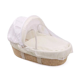 HGmart Baby Basket Mosquito Net Universal Folding Mosquito Guard Netting Tent Bedding for Baby Kids White