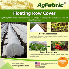 6 ft. x 25 ft. 0.9 oz. Floating Row Cover Plant Blanket for Frost Protection and Terrible Weather Resistant