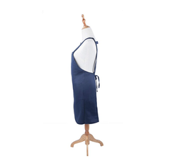 Novo Apron For Women Men With 3 Pockets 30 in. x 26 in. H Style Shoulders Garden Apron Dark Blue