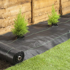 4 ft. x 50 ft. Landscape Weed Barrier Durable & Heavy Duty Weed Block Gardening Mat Superior Weed Control for Raised Bed
