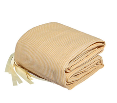 Shatex Shade Panel Block 90% of UV Rays with Ready tie up Ribbon for Pergola Gazebo Porch 10 ft. x 12 ft. Wheat