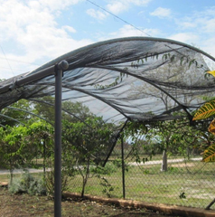 Agfabric 40% Sunblock Shade Cloth Cover with Clips for Plants 6 ft. x 24 ft. Black
