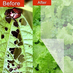 Agfabric Garden Netting Against Bugs Birds Mesh Netting White 9.8 ft. x 19 ft.