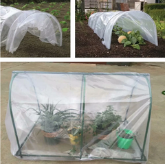 12 ft. x 36 ft. 2.4 mil Plastic Covering Clear Polyethylene Greenhouse Film UV Resistant