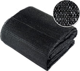 Agfabric 50% Sunblock Shade Cloth Black  6x20ft