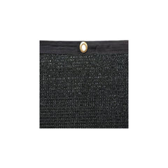 8 ft. x 10 ft. RV Awning Privacy Screen Shade Panel Kit Side Sunblock Shade Drop, Black