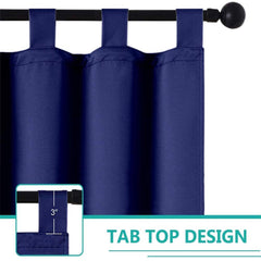 50 in. Wx 96 in. L Indoor Outdoor Curtains Window Curtain 1 Panel