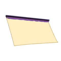 8 ft. x 8 ft. RV Awning Privacy Screen Shade Panel Kit Side Sunblock Shade Drop