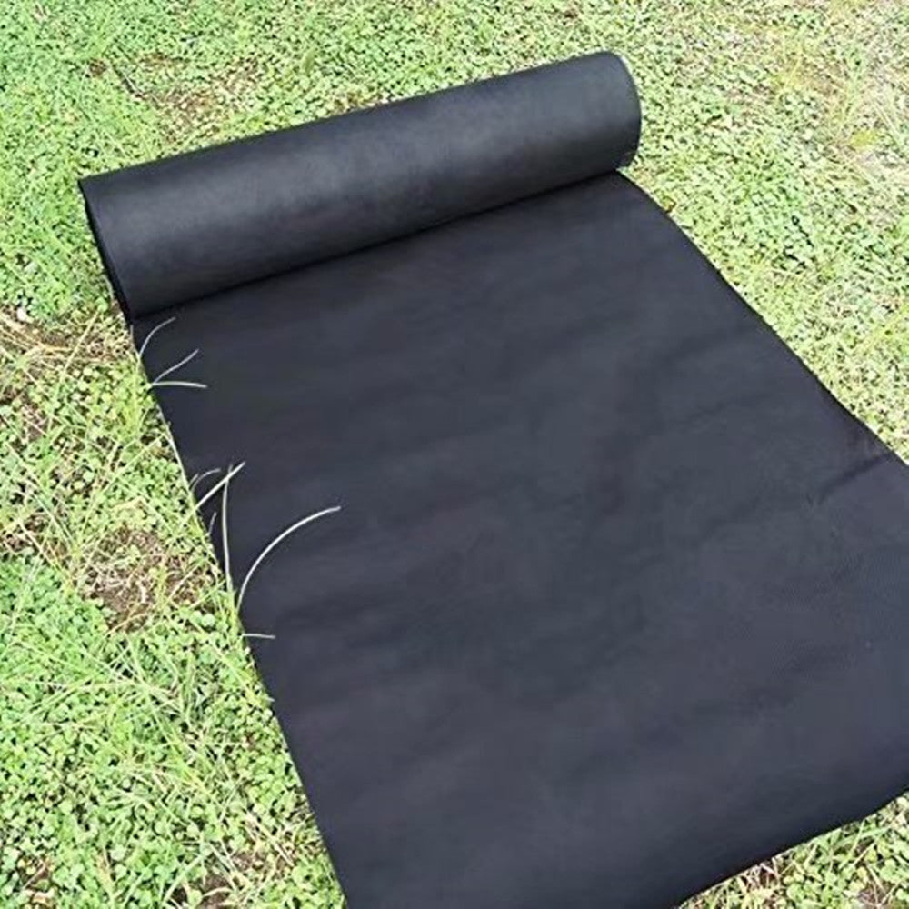 3 ft. x 50 ft. Biodegradable Weed Barrier Nonwoven Landscape Fabric for Raised Bed Organic Ground Cover