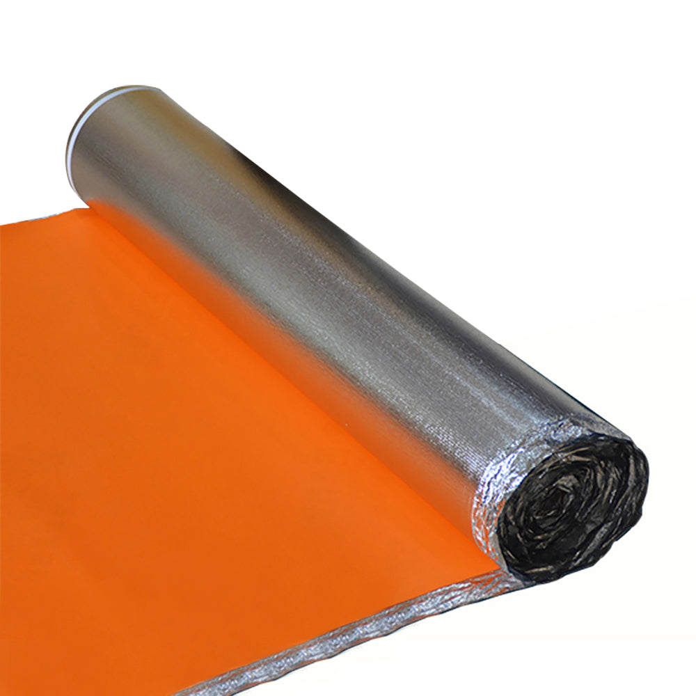 180 sq.ft Rolls 43 inch x 50 ft x 79 mil 2 mm Moisture Protection Silent Insulation Underlayment for Tile